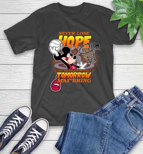 Houston Rockets NBA Basketball Mickey Disney Never Lose Hope T-Shirt