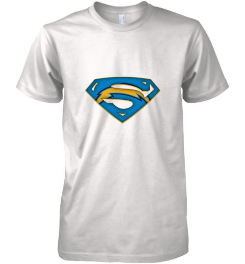 We Are Undefeatable The Los Angeles Chargers x Superman NFL Premium Men's T-Shirt