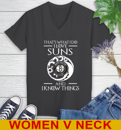 Brooklyn Nets NBA Basketball That's What I Do I Love My Team And I Know Things Game Of Thrones 80