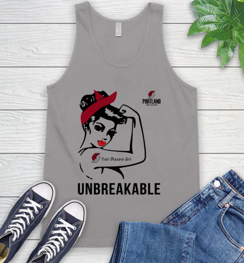 NBA Portland Trail Blazers Girl Unbreakable Basketball Sports Tank Top 2