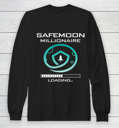 Funny Safemoon Millionaire Crypto Long Sleeve T-Shirt