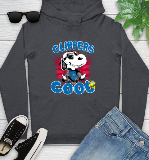 NBA Basketball LA Clippers Cool Snoopy Shirt Youth Hoodie 8