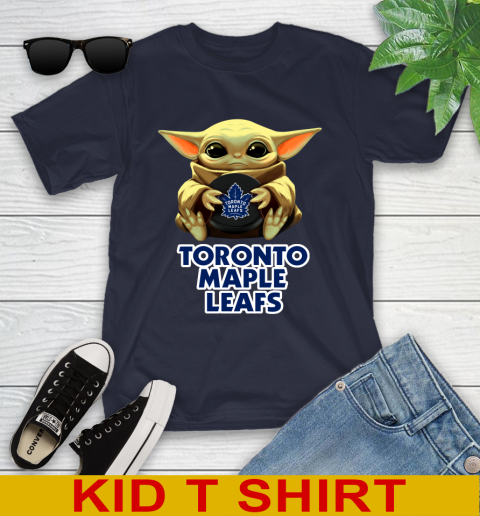 NHL Hockey Toronto Maple Leafs Star Wars Baby Yoda Shirt 103