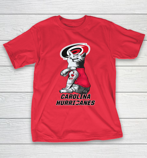 NHL My Cat Loves Carolina Hurricanes Hockey T-Shirt 9