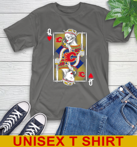 NHL Hockey Calgary Flames The Queen Of Hearts Card Shirt T-Shirt 10