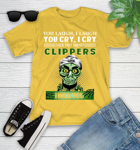 NBA Talk Shit About Los Angeles Clippers I Kill You Achmed The Dead Terrorist Jeffrey Dunham Basketball Youth T-Shirt 10
