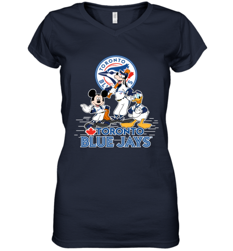 MLB Toronto Blue Jays Mickey Mouse Donald Duck Goofy Baseball T Shirt