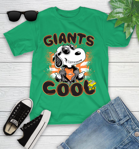 MLB Baseball San Francisco Giants Cool Snoopy Shirt Youth T-Shirt 7