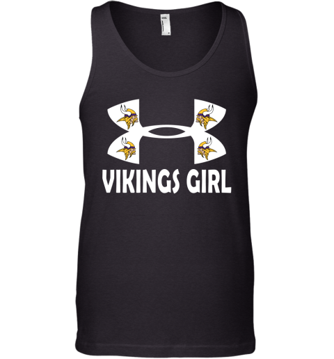 NFL Minnesota Vikings Girl Under Armour Football Sports ExoqLAtGOOu unisex tank 17 95 151514 front black