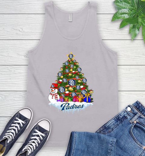 San Diego Padres Merry Christmas MLB Baseball Sports Tank Top 4