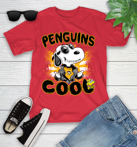 NHL Hockey Pittsburgh Penguins Cool Snoopy Shirt Youth T-Shirt 12 NHL Hockey Pittsburgh Penguins Cool Snoopy Shirt Youth T-Shirt - Image 12