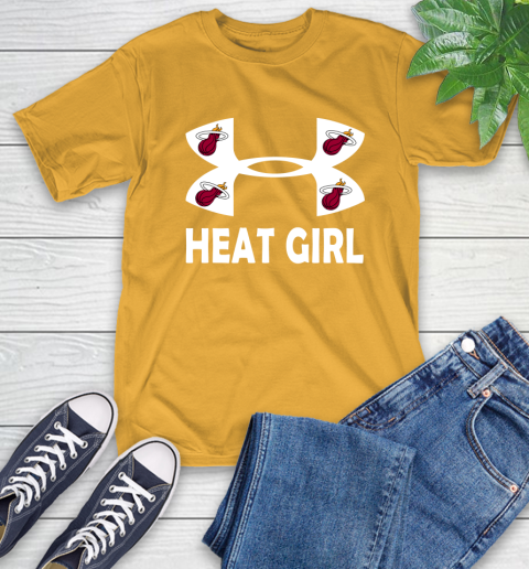 NBA Miami Heat Girl Under Armour Basketball Sports T-Shirt 2