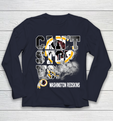 NFL Washington Redskins Can't Stop Vs Youth Long Sleeve 2