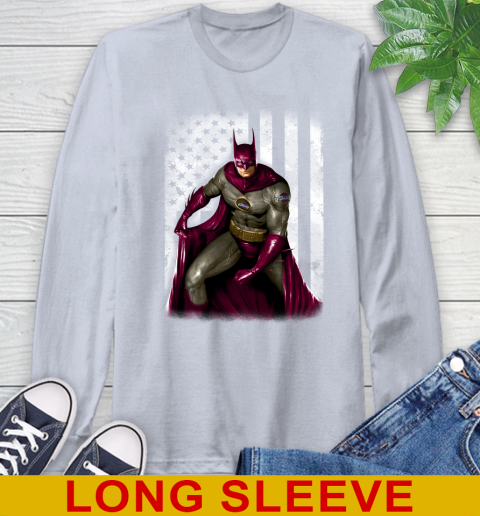 Cleveland Cavaliers NBA Basketball Batman DC American Flag Shirt Long Sleeve T-Shirt 6