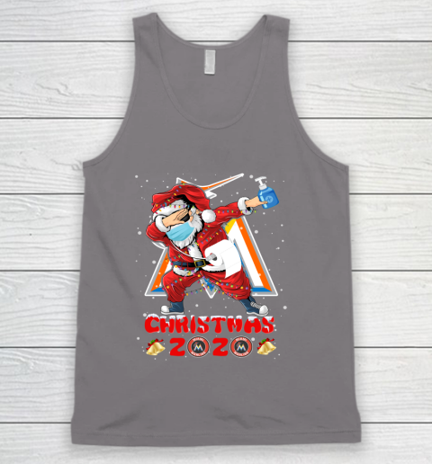 Miami Marlins Funny Santa Claus Dabbing Christmas 2020 MLB Tank Top 6