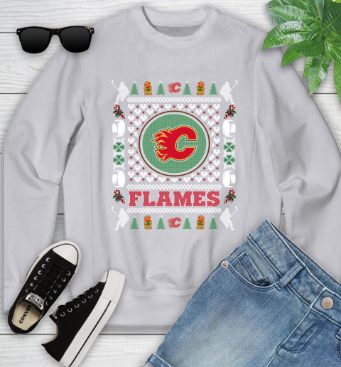 Calgary Flames Merry Christmas NHL Hockey Loyal Fan Ugly Shirt 117