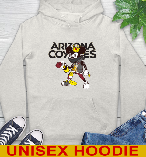 Arizona Coyotes NHL Hockey Mickey Peace Sign Sports Hoodie 12