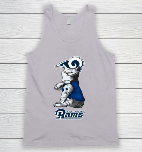 NFL Football My Cat Loves Los Angeles Rams Tank Top 3