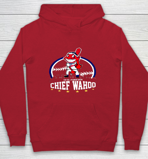 Chief Wahoo distressed Cleveland Youth Hoodie 7