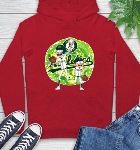 MLB Oakland Athletics Rick And Morty Baseball Sports Hoodie 10