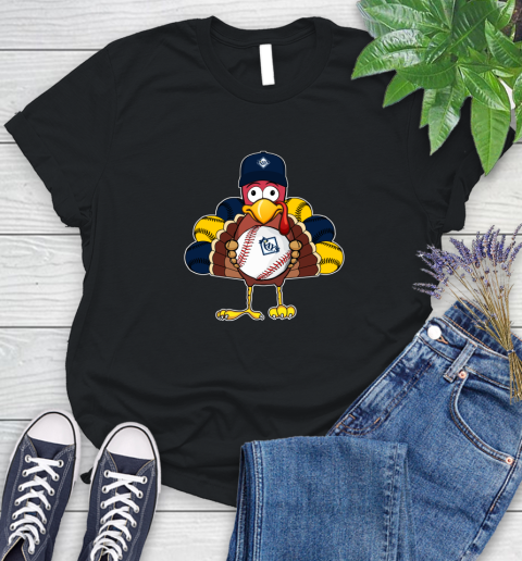 Tampa Bay Rays Turkey thanksgiving Women's T-Shirt 2