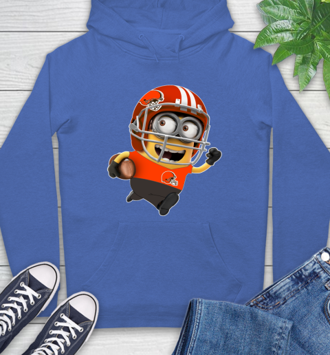 NFL Cleveland Browns Minions Disney Football Sports Hoodie 9