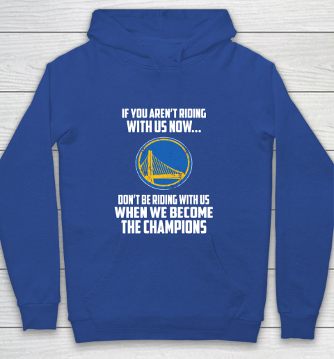 NBA Golden State Warriors Basketball We Become The Champions Youth Hoodie 6
