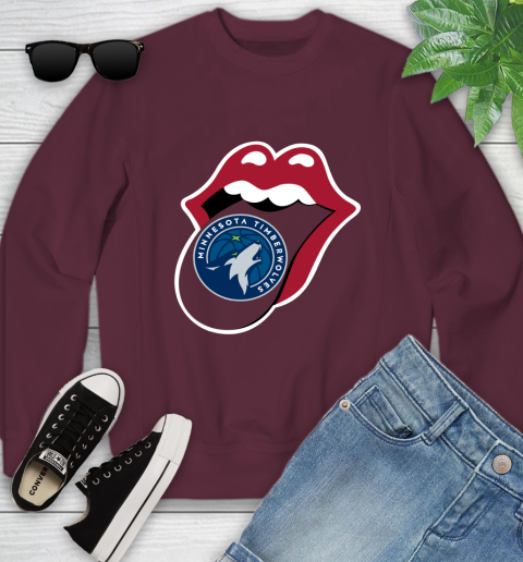 Minnesota Timberwolves NBA Basketball Lips I Root For My Team Adoring Fan 119