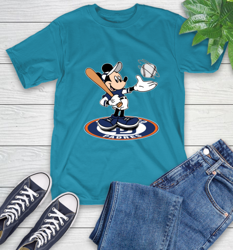 MLB Baseball San Diego Padres Cheerful Mickey Disney Shirt T-Shirt 9