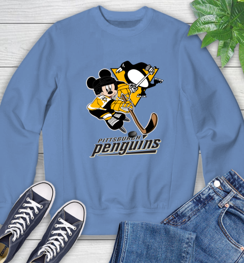 NHL Pittsburgh Penguins Mickey Mouse Disney Hockey T Shirt Sweatshirt 11