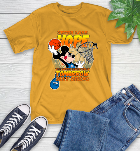 Philadelphia 76ers NBA Basketball Mickey Disney Never Lose Hope T-Shirt 2