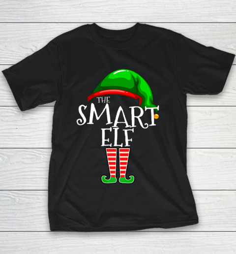 The Smart Elf Family Matching Group Christmas Gift Holiday Youth T-Shirt
