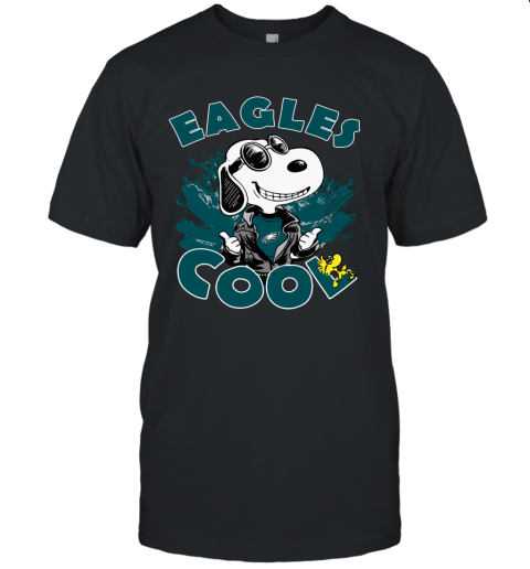 Philadelphia Eagles Snoopy Joe Cool We're Awesome Unisex Jersey Tee