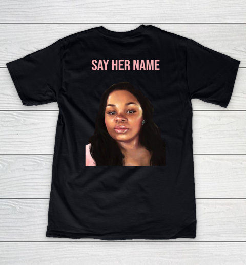 Arrest the cops who killed Breonna Taylor- Say Her Name Women's V-Neck T-Shirt 9
