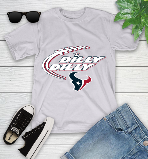 NFL Houston Texans Dilly Dilly Football Sports Youth T-Shirt 4
