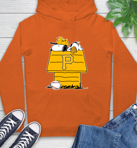 MLB Pittsburgh Pirates Snoopy Woodstock The Peanuts Movie Baseball T Shirt Hoodie 5