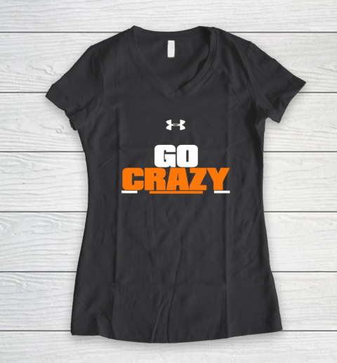 Go Crazy Cadillac Women's V-Neck T-Shirt 4