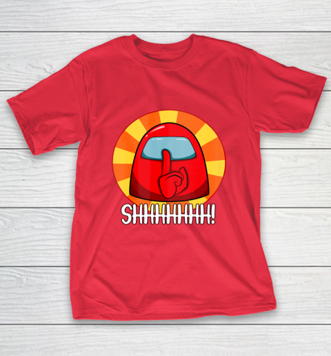 Among Us Game Shirt Cool Among Us shirt Crewmate or Impostor SHHHHHH T-Shirt 9