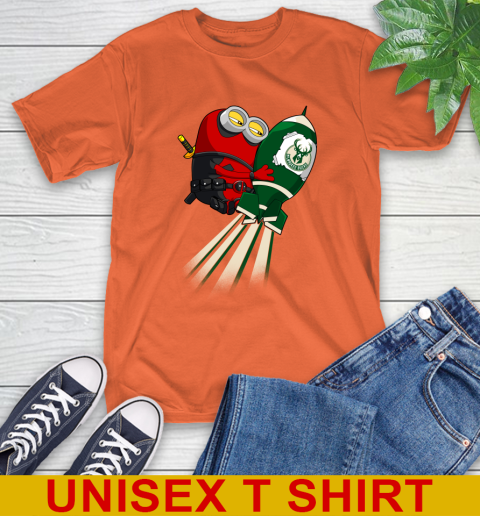 NBA Basketball Milwaukee Bucks Deadpool Minion Marvel Shirt T-Shirt 4
