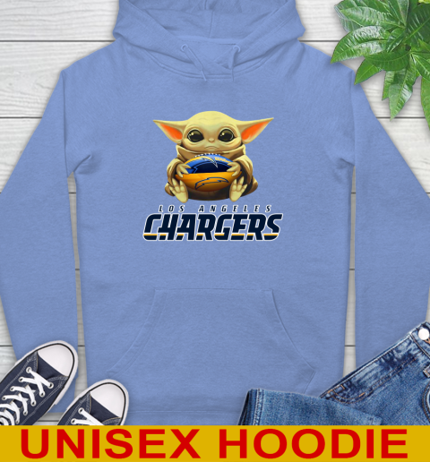 NFL Football Los Angeles Chargers Baby Yoda Star Wars Shirt Hoodie 11
