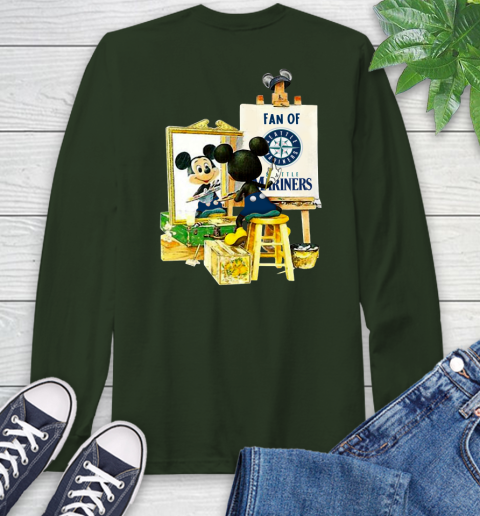 MLB Baseball Seattle Mariners Mickey Drawing Shirt 59