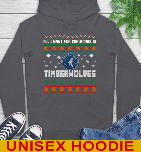 NBA Basketball All I Want For Christmas Is Minnesota Timberwolves 19