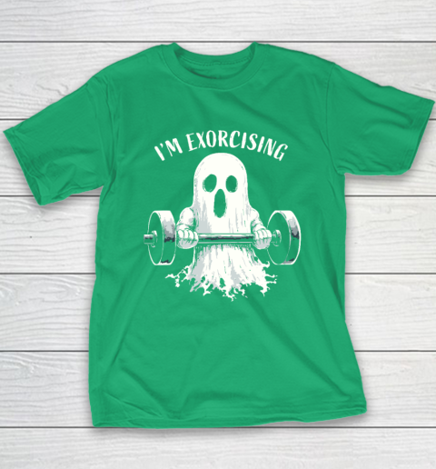 I'm Exorcising Funny Ghost Halloween Youth T-Shirt 4