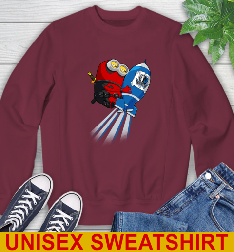 NBA Basketball Dallas Mavericks Deadpool Minion Marvel Shirt Sweatshirt 6