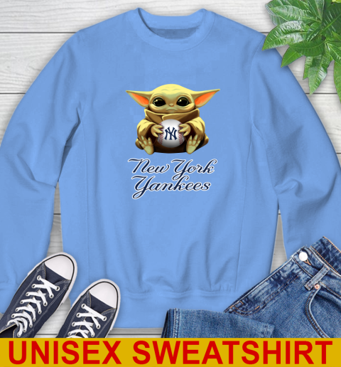 MLB Baseball New York Yankees Star Wars Baby Yoda Shirt 35