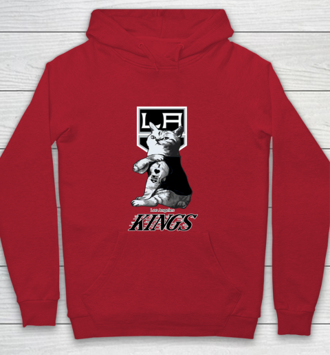 NHL My Cat Loves Los Angeles Kings Hockey Youth Hoodie 7