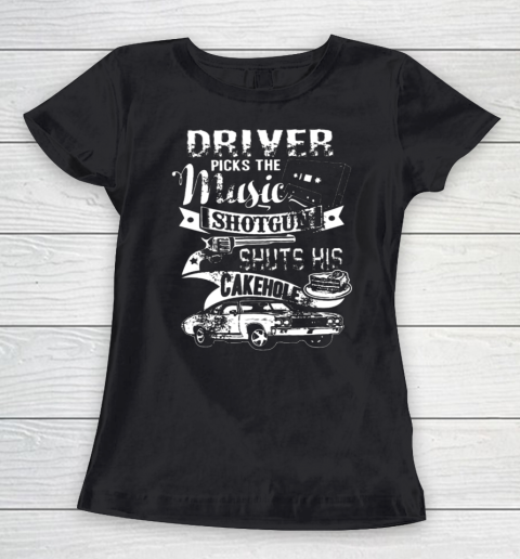 Supernatural Driver Picks The Music Shotgun Shuts Women's T-Shirt