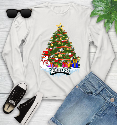 Philadelphia Eagles Merry Christmas NFL Football Sports Youth Long Sleeve 12