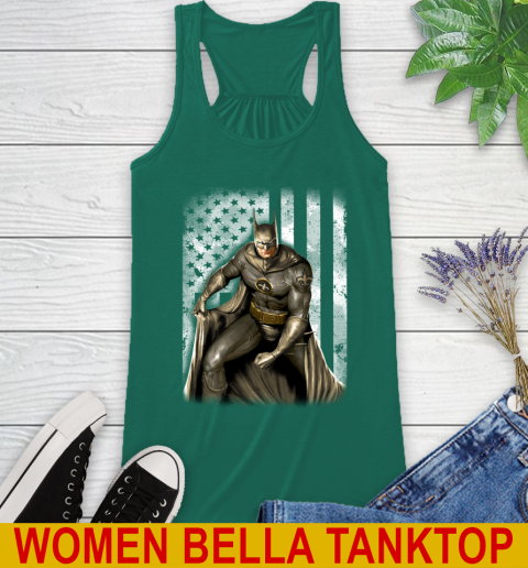 New Orleans Saints NFL Football Batman DC American Flag Shirt Racerback Tank 5