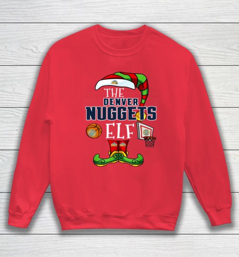 Denver Nuggets Christmas ELF Funny NBA Sweatshirt 7
